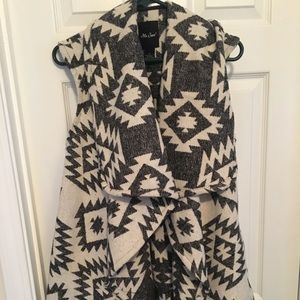 Tribal print vest